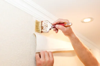 Pose de papier peint à Montrésor — revêtements muraux et toiles de verre